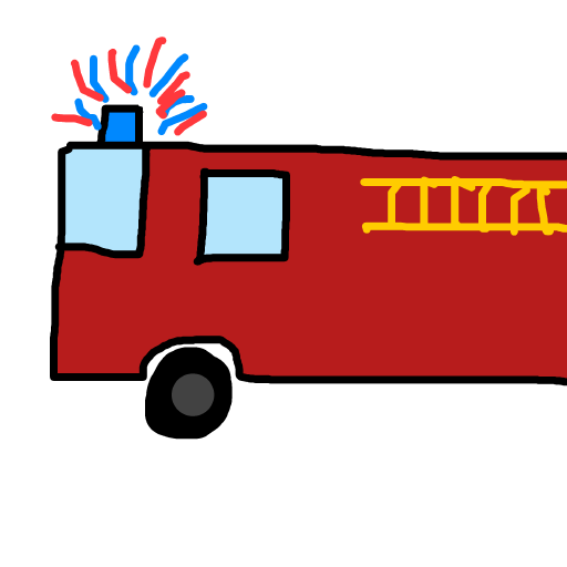 Fire Truck drawing by tandman
