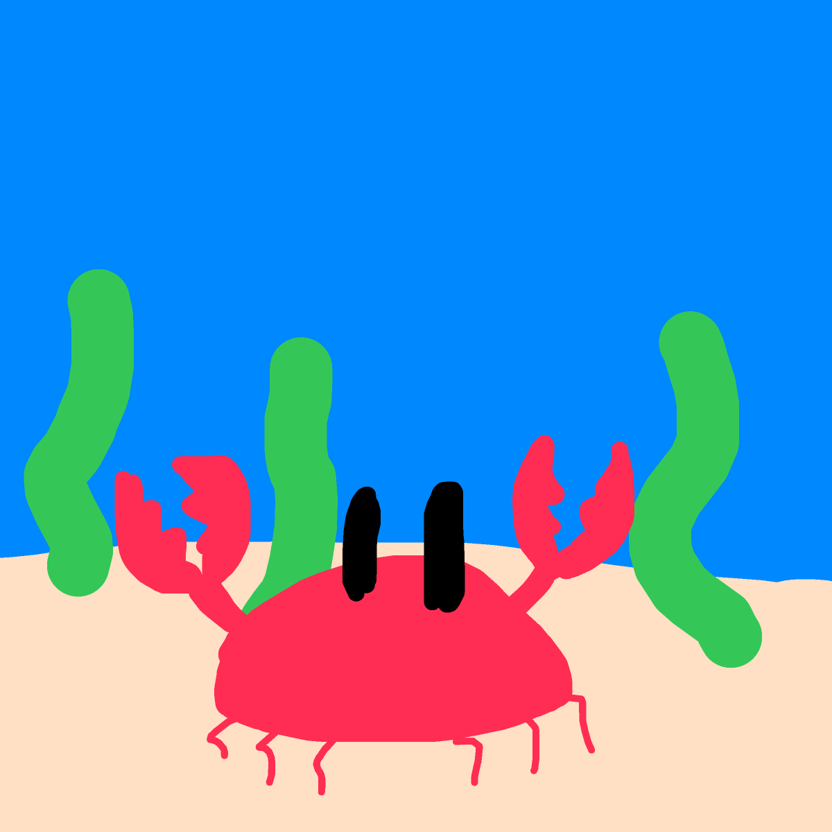 Crab drawing by hatben