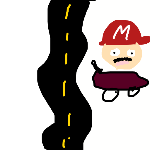 Mario Kart drawing by gold-lucky-pro