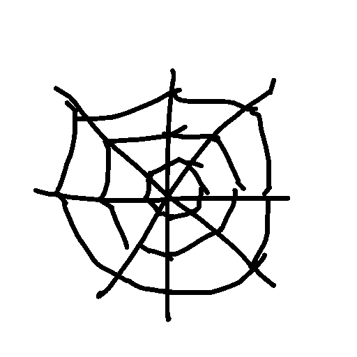 Cobweb drawing by blue-alpha-rogue