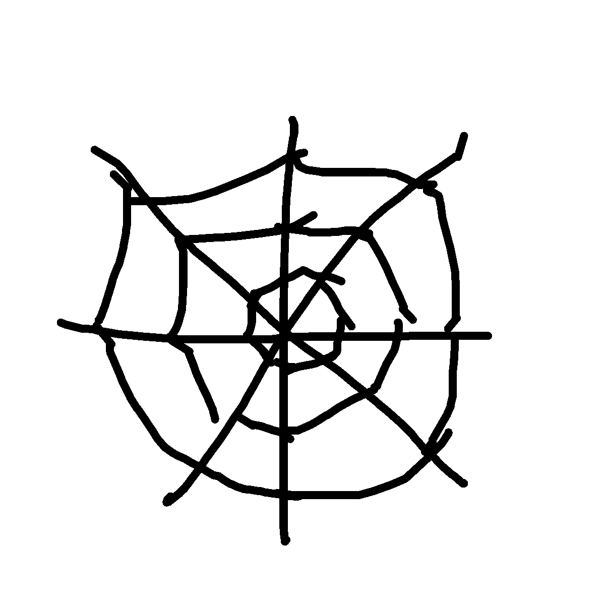 Cobweb drawing by blue-alpha-rogue