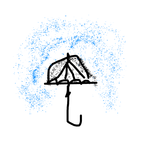 Umbrella drawing by pixel-brush-skill