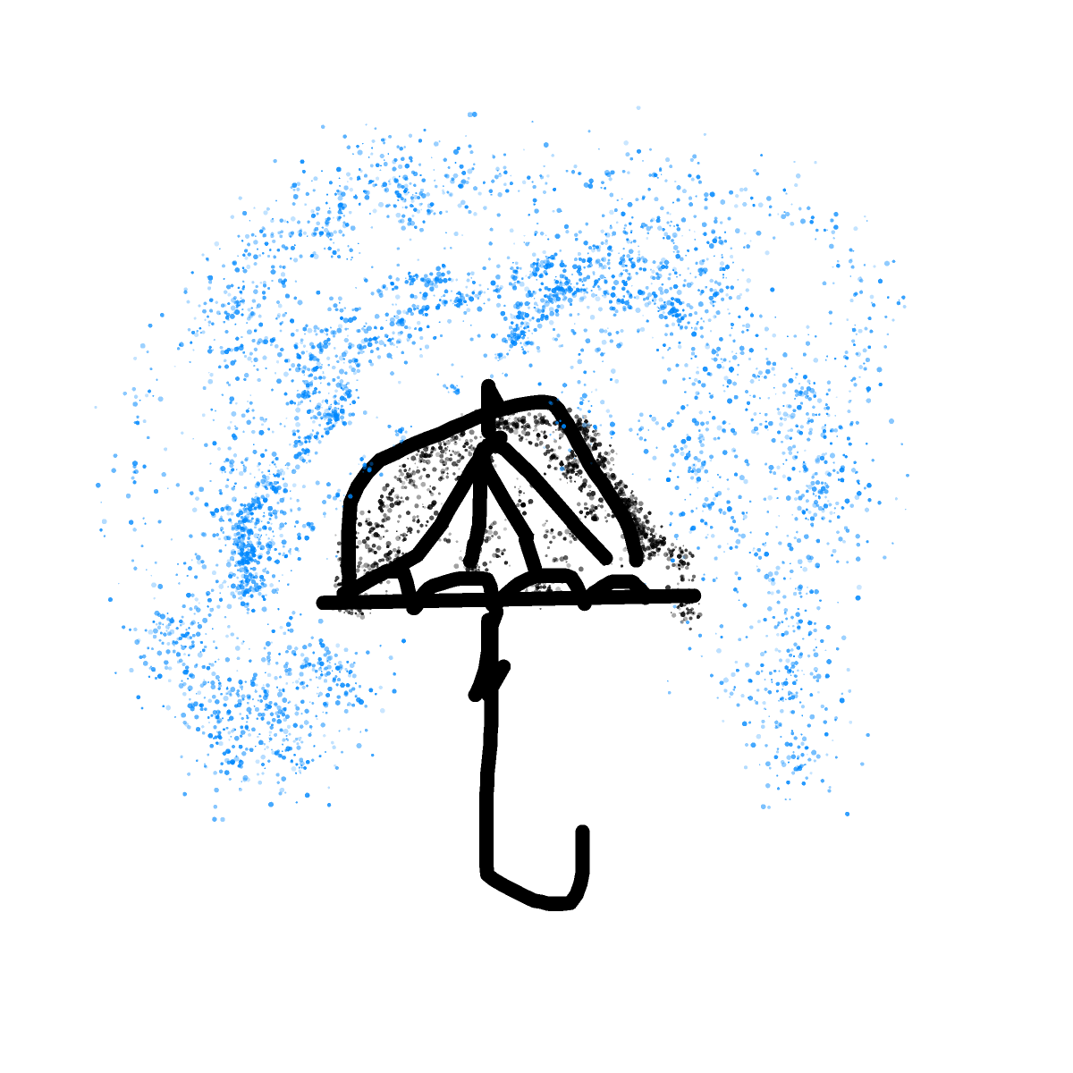 Umbrella drawing by pixel-brush-skill