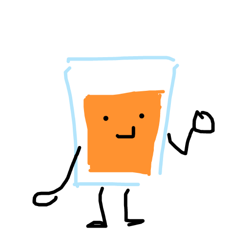 Orange drawing by lin