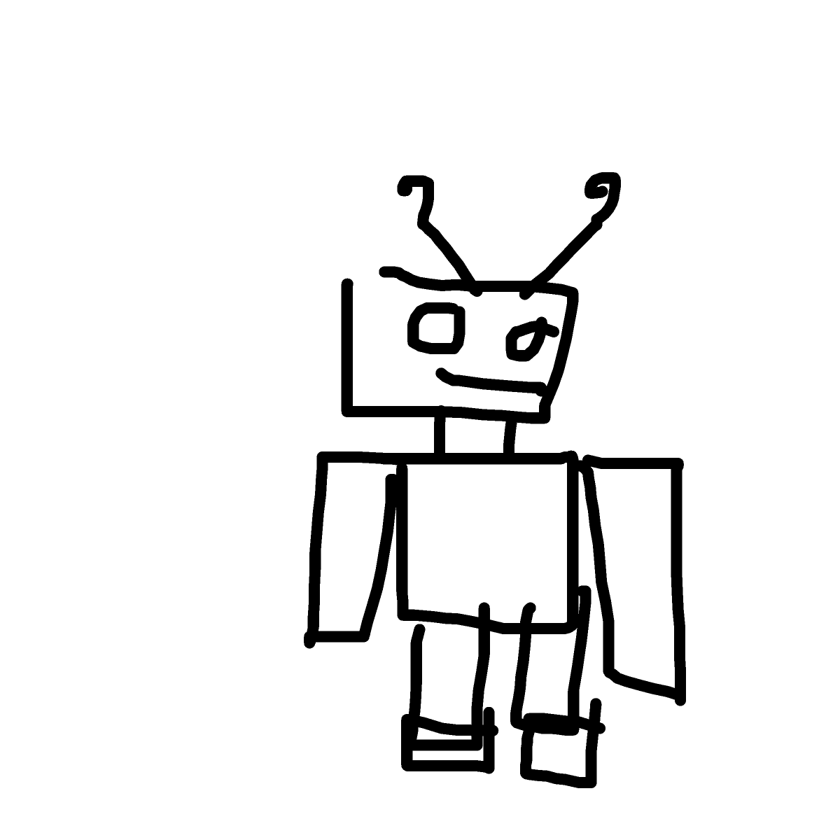 Robot drawing by lili