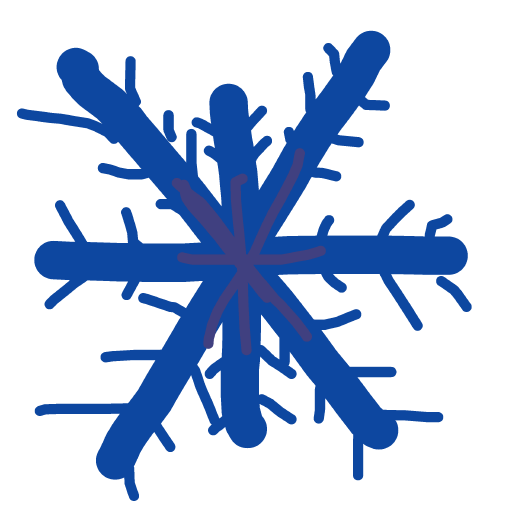 Snowflake drawing by spleenonlean