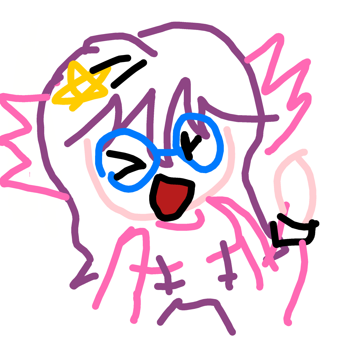 Axolotl drawing by Juliezzz