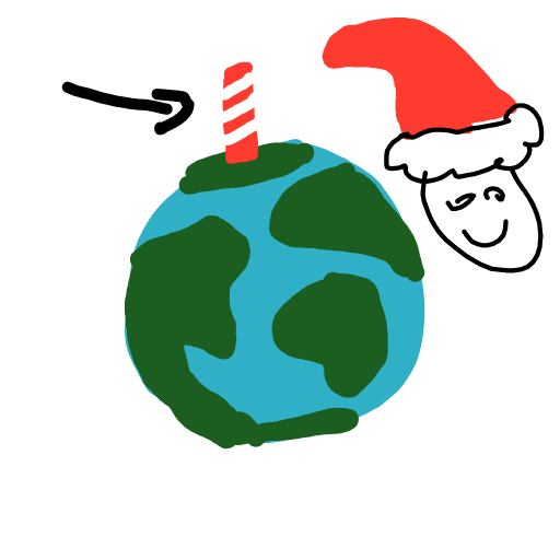 North Pole drawing by snow-hyper-camp