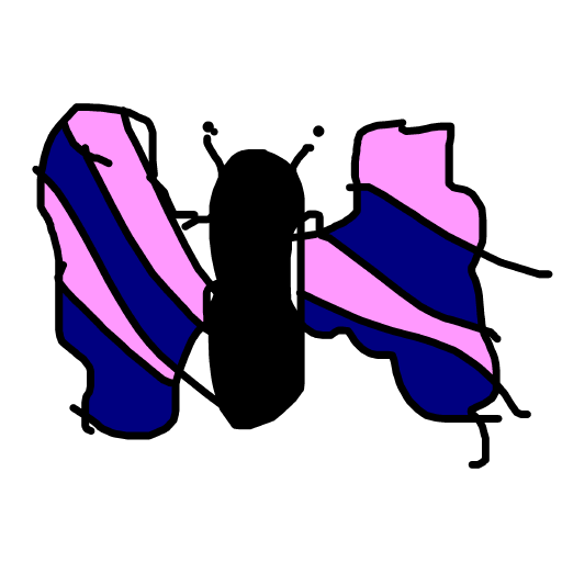 Butterfly drawing by louie