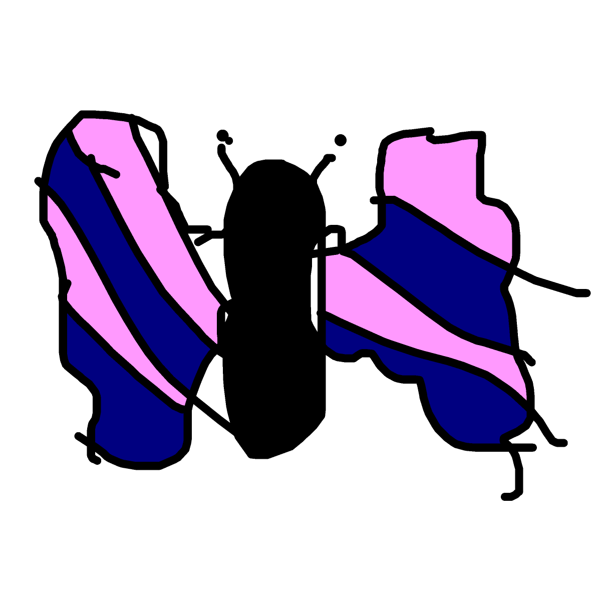 Butterfly drawing by louie
