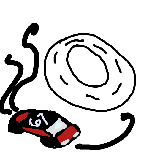 Race Car drawing by brass-lead-loom