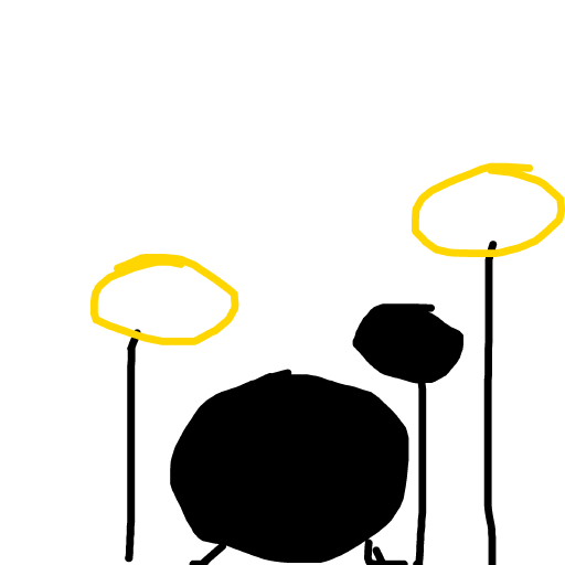 Drum drawing by bia