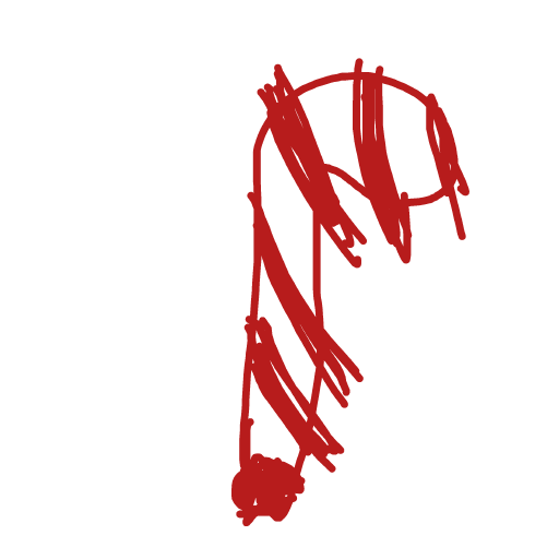Candy Cane drawing by vivid-color-style