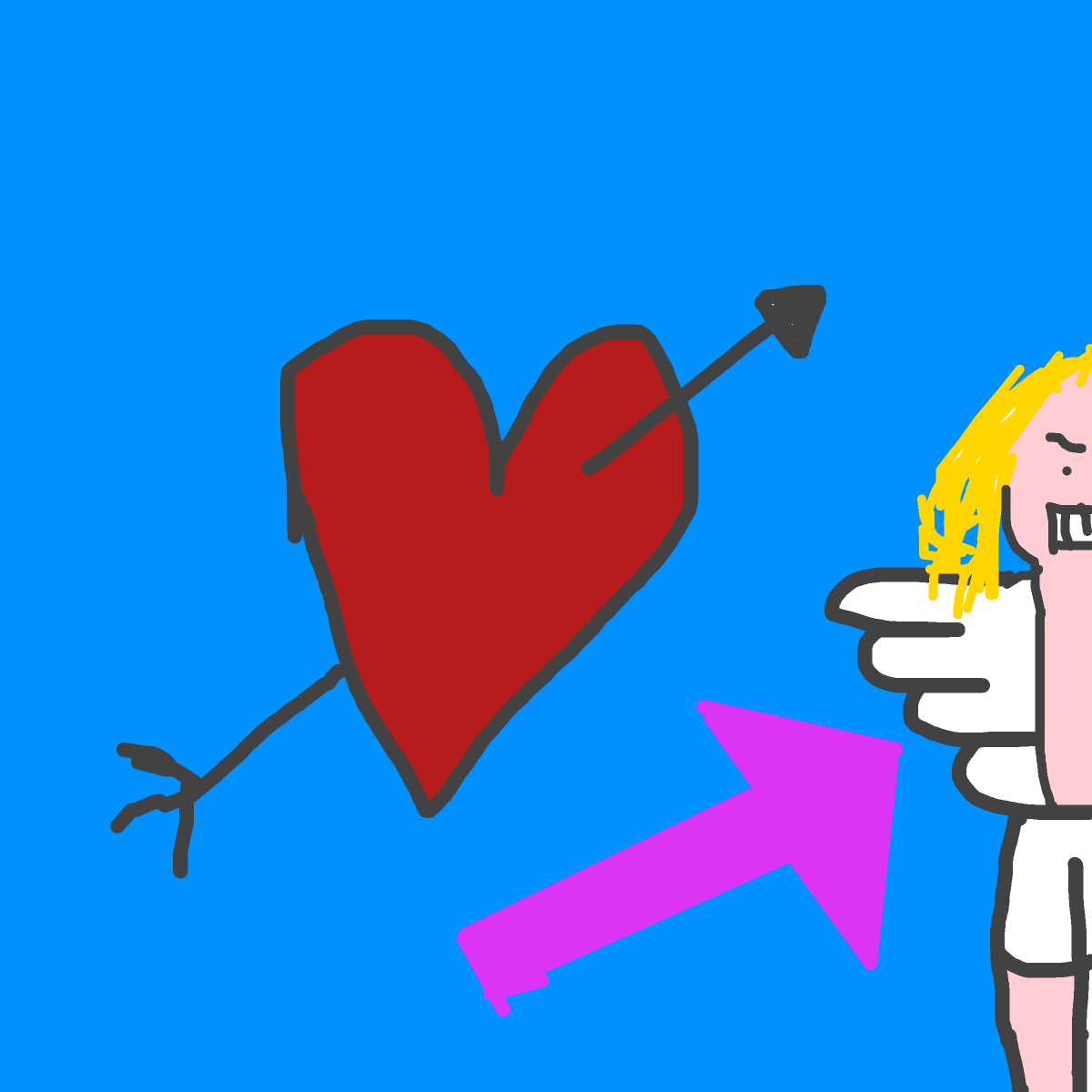 Cupid drawing by johnny boy