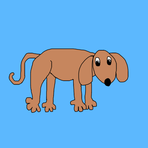 Dog drawing by krissywissy