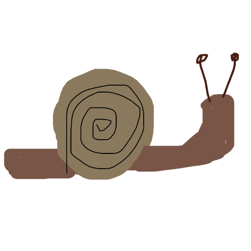 Snail drawing by lindsay-alice