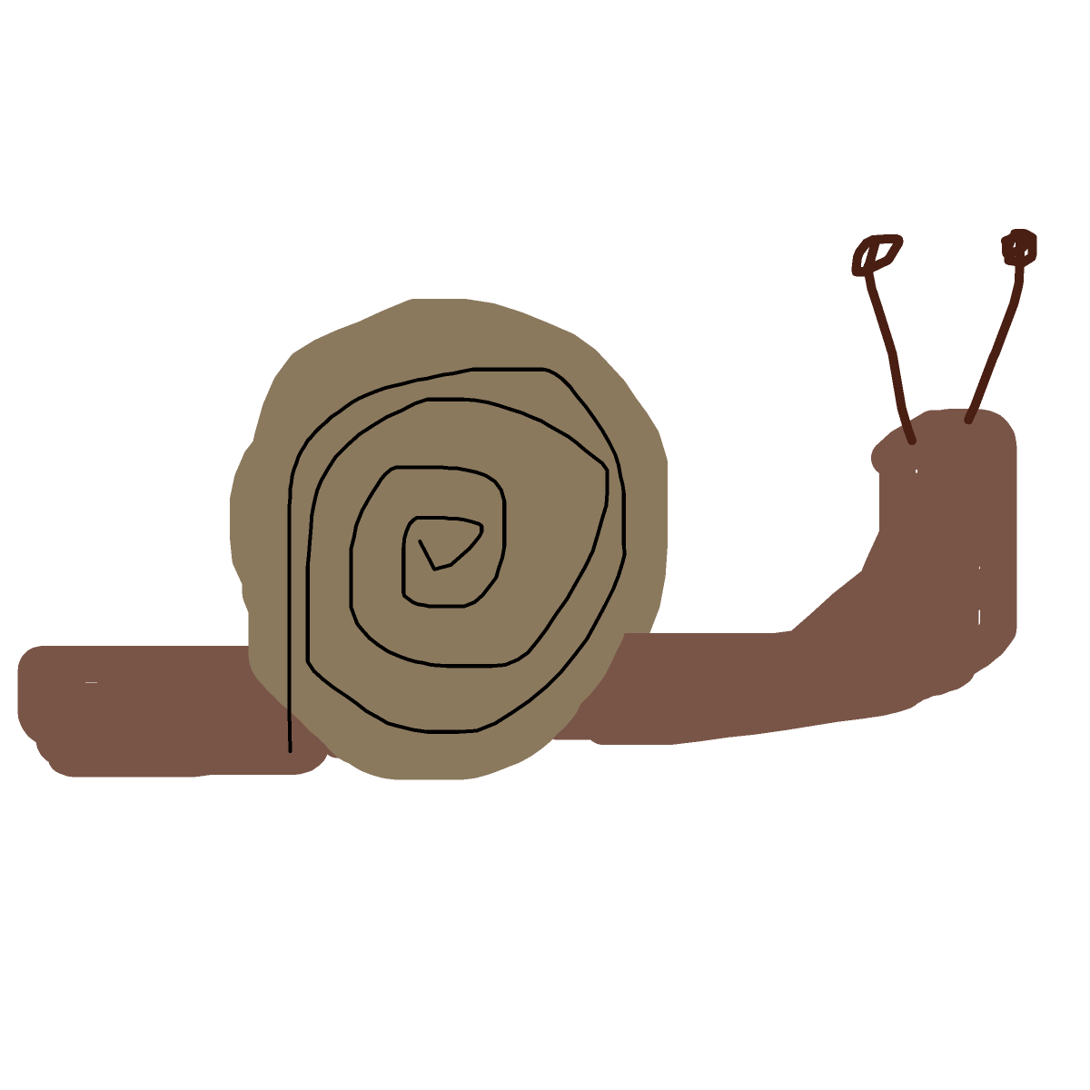 Snail drawing by lindsay-alice