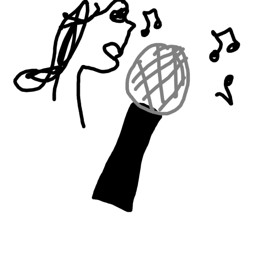 Microphone drawing by princess fiona