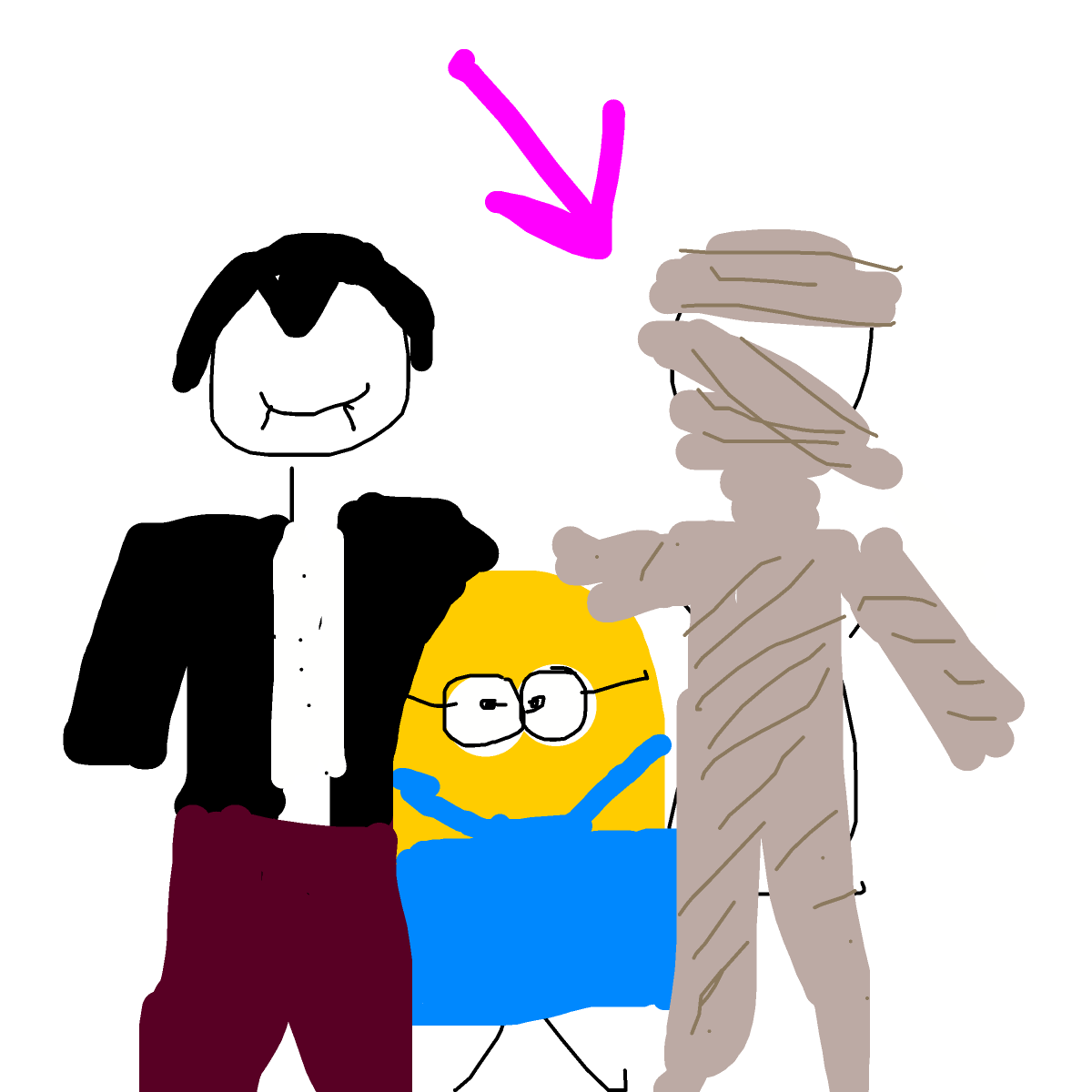 Mummy drawing by rare-huge-ninja