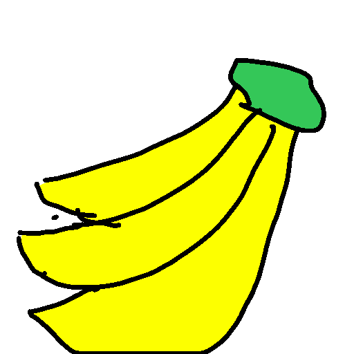 Banana drawing by theodore