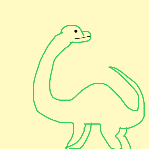 Diplodocus drawing by grou