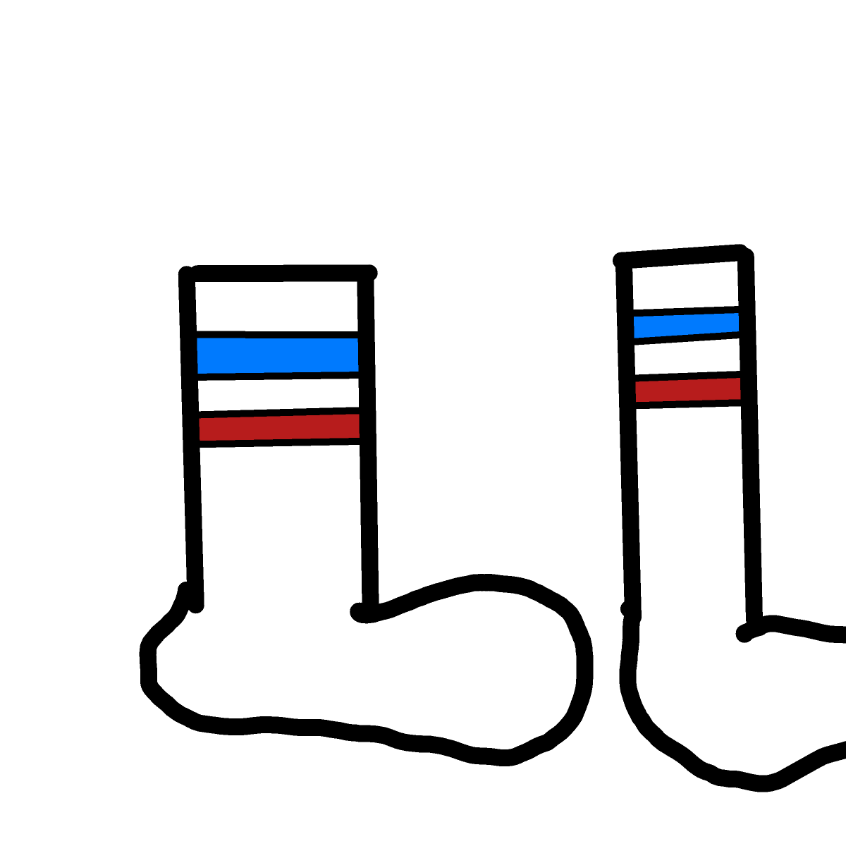 Socks drawing by Almog