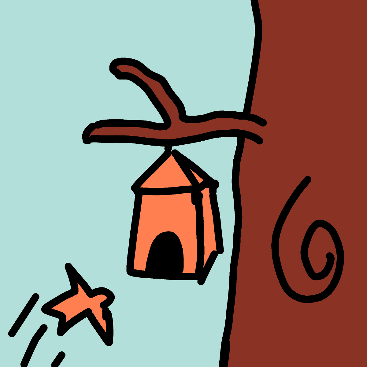 Birdhouse drawing by sonic-bold-major
