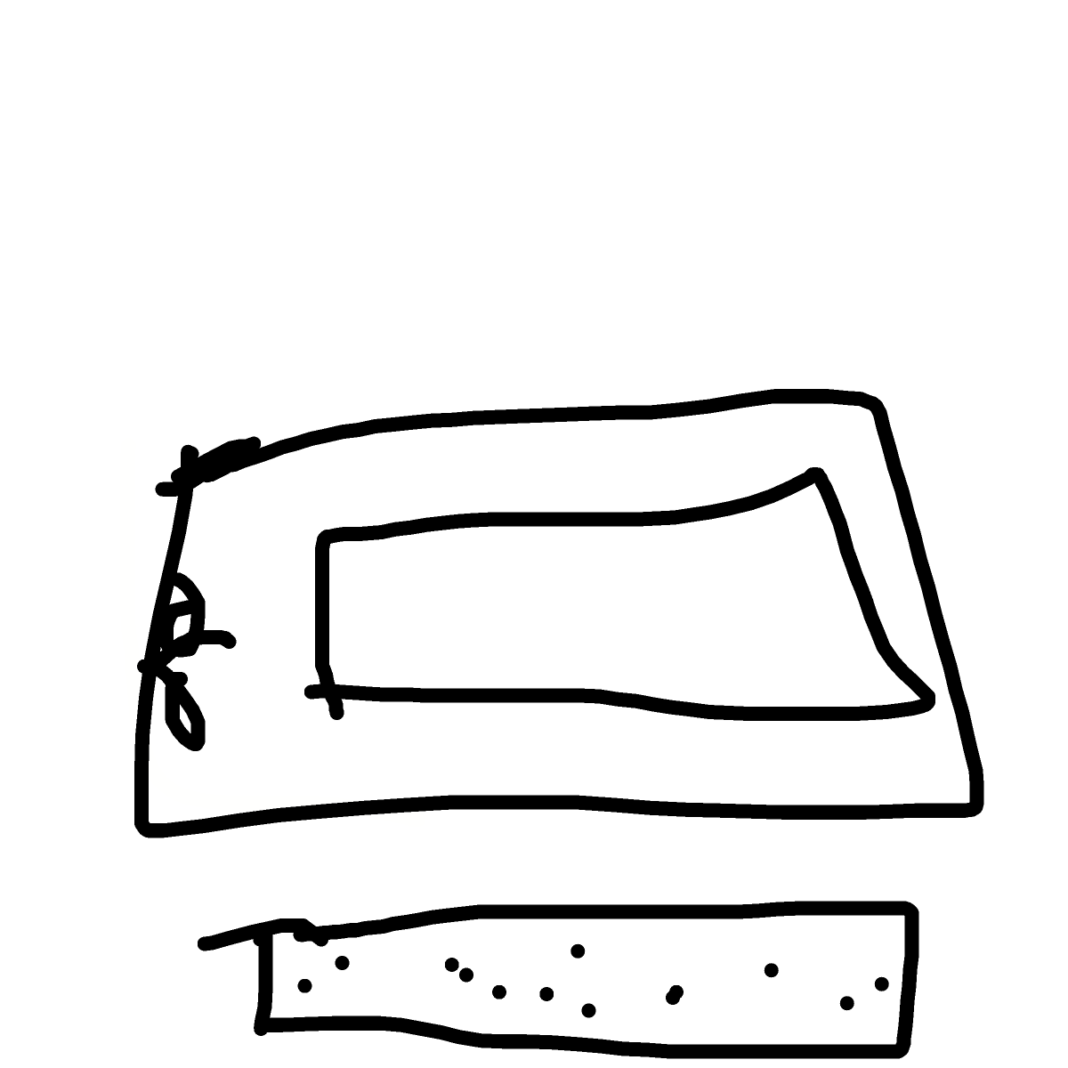 Bath Mat drawing by fresh-amber-realm