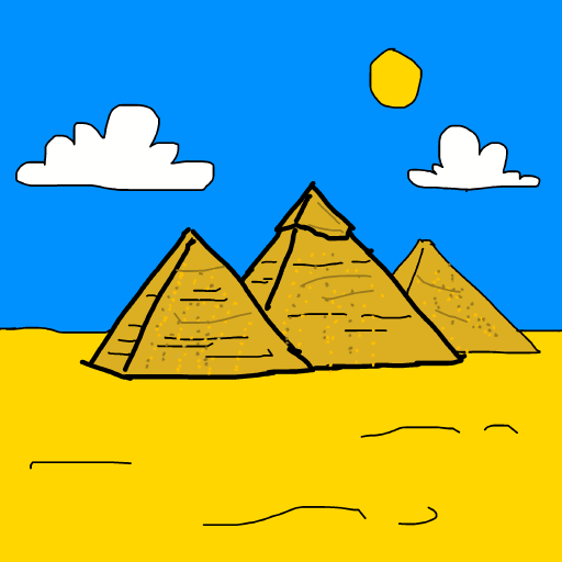 Pyramid drawing by dan