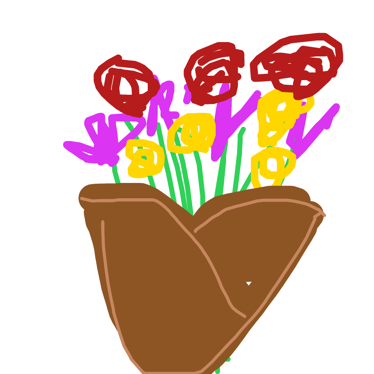 Bouquet drawing by rare-dark-spire