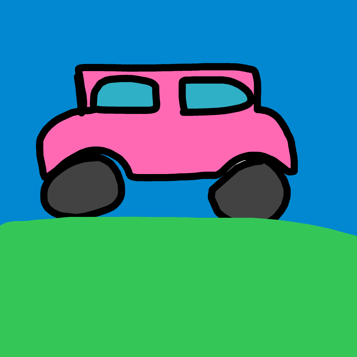 Car drawing by RodrigoGames