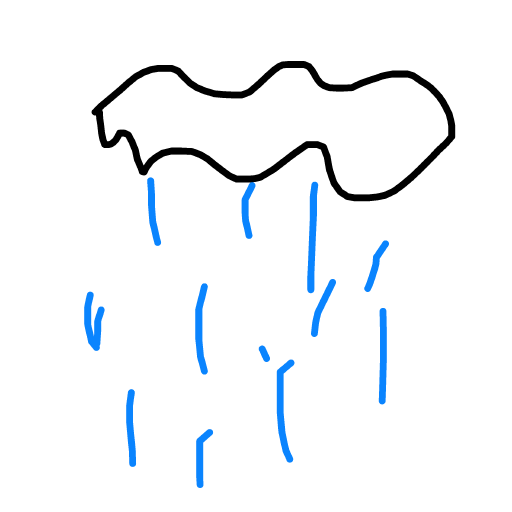 Rain drawing by pink-great-charm