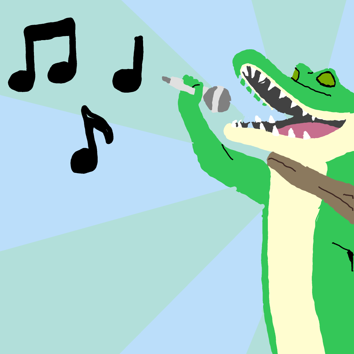 Crocodile drawing by Guardianoflives