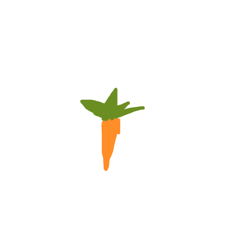 Carrot drawing by wind-fresh-wheel
