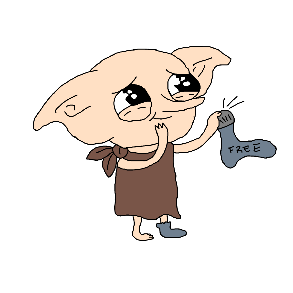 Dobby drawing by dilly-doodle-dally
