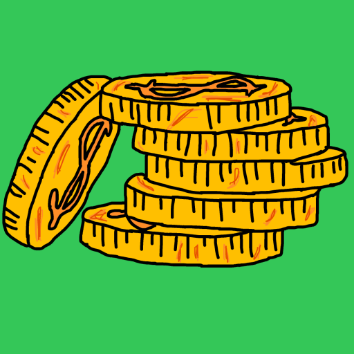 Gold Coin drawing by monthra