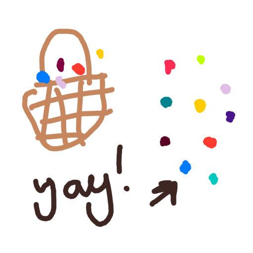 Confetti drawing by sand-super-build