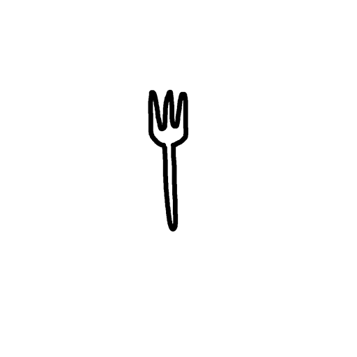 Fork drawing by berry-silver-mind