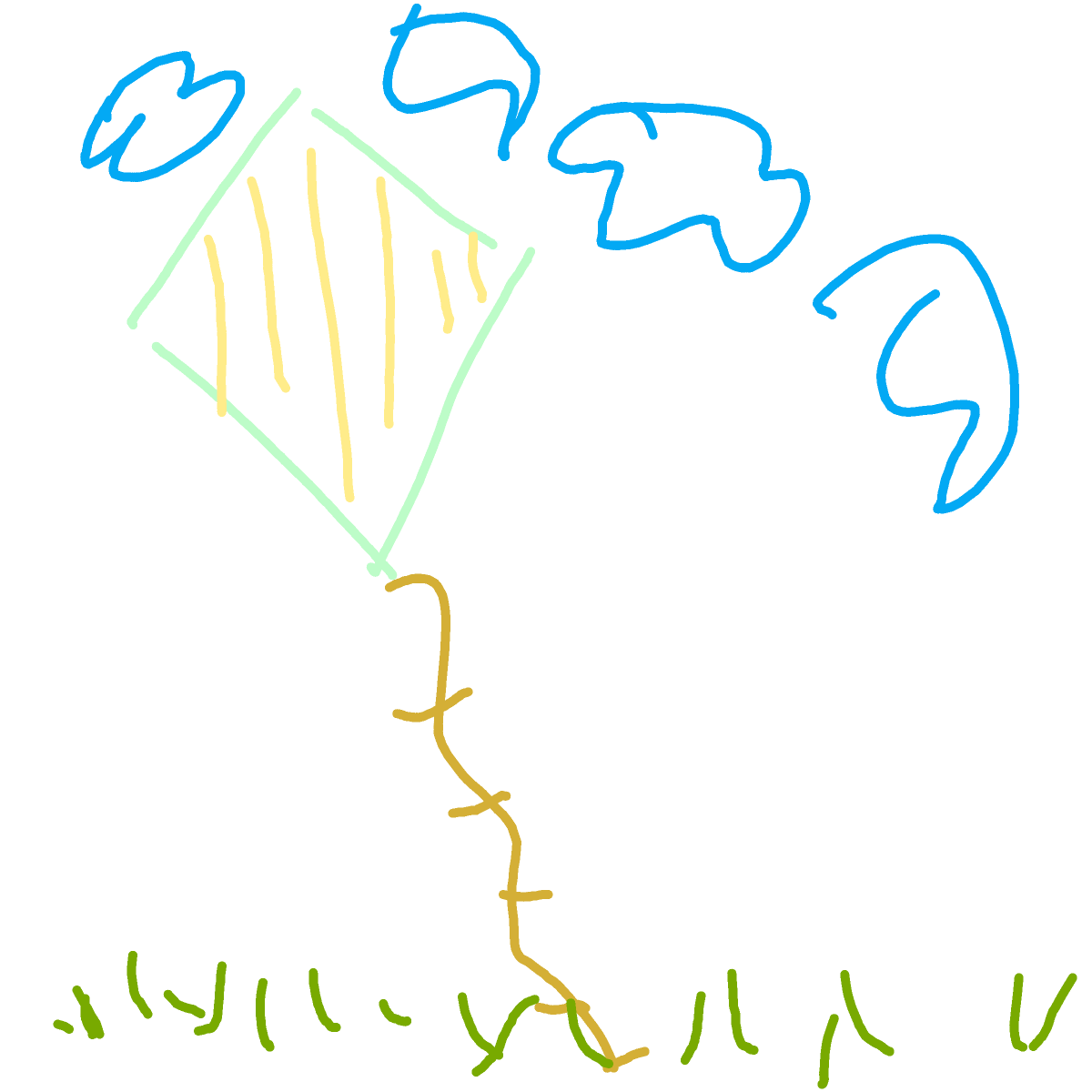 Kite drawing by coal-mild-peace