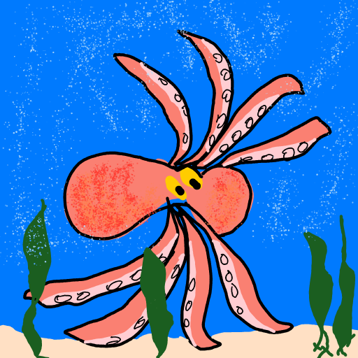 Octopus drawing by ismael