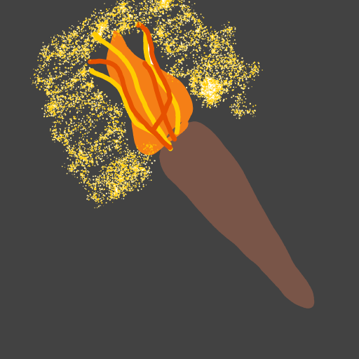 Torch drawing by Shandi