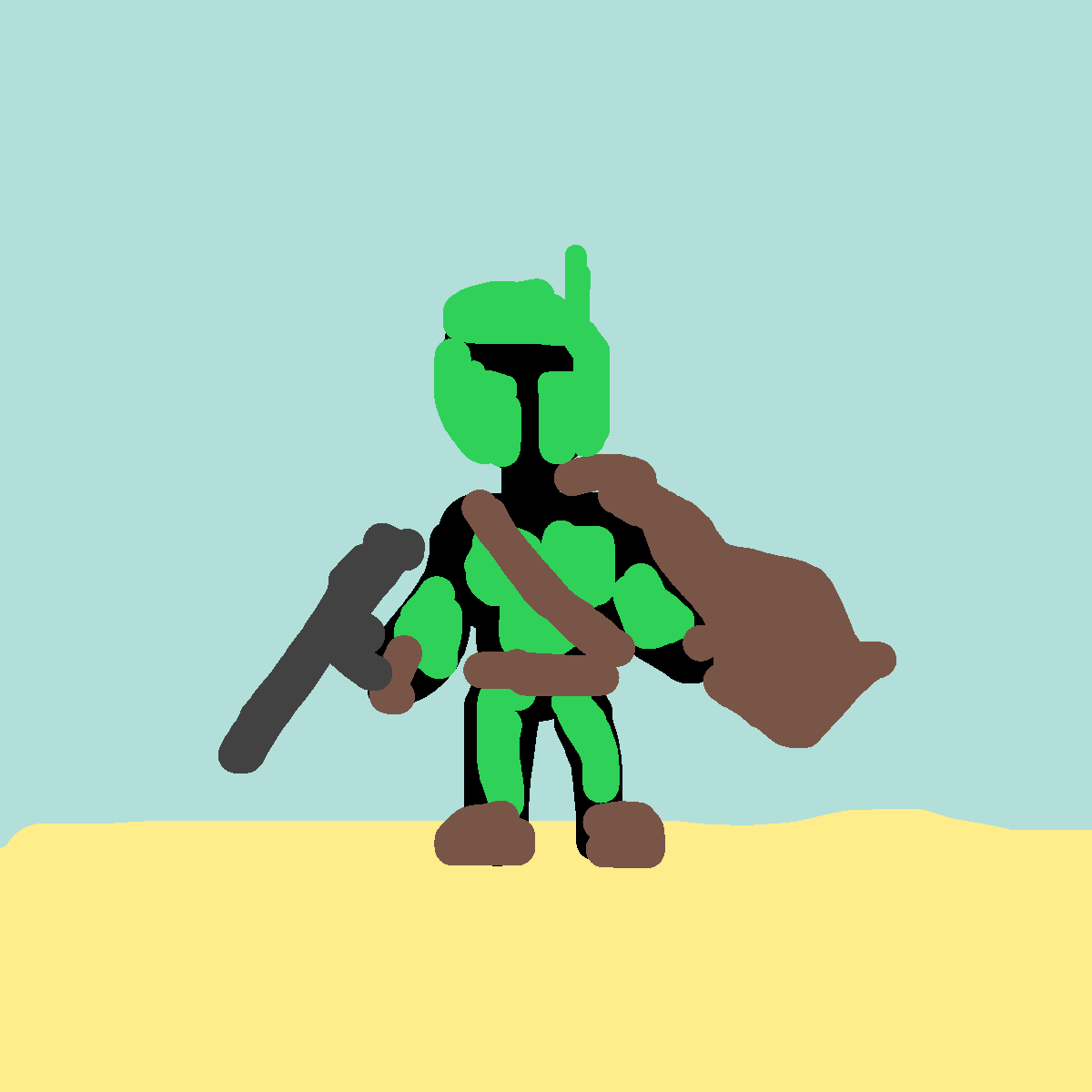 Boba Fett drawing by jashezilla