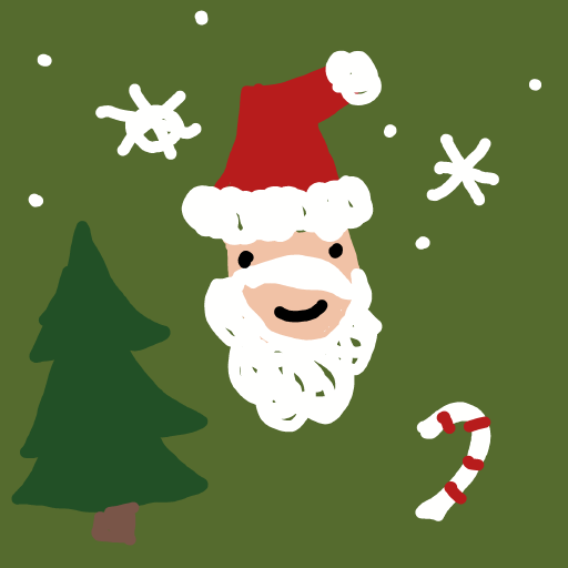 Santa drawing by zest-pink-void