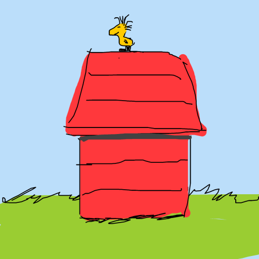 Doghouse drawing by rare-huge-ninja