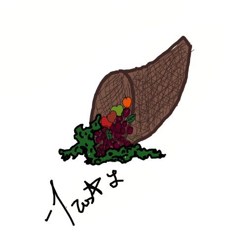 Cornucopia drawing by tris - art _ wow