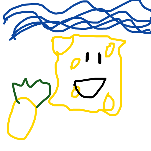 SpongeBob drawing by nice-cyber-illustrator