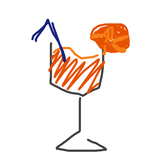 Aperol drawing by mimiyoupii