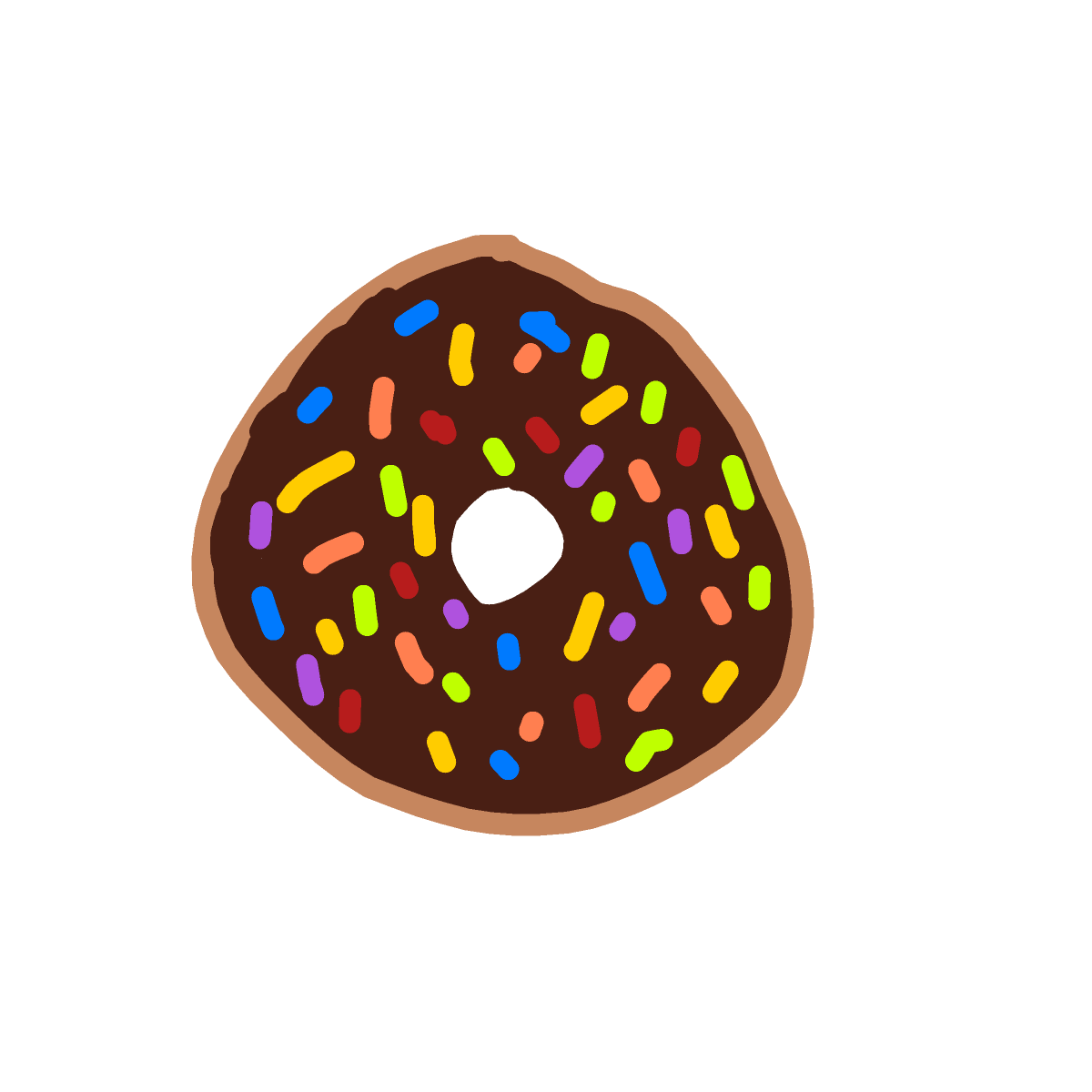 Donut drawing by Elizabeast