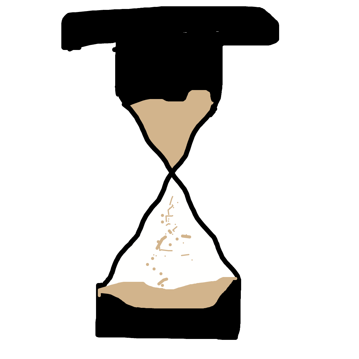 Hourglass drawing by nyca