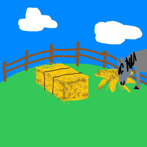 Hay drawing by larry
